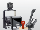 Our product line of rubber stamps, self inking stamps and corporate seals